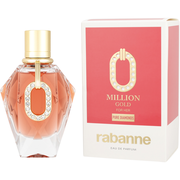 Paco Rabanne Million Gold Pure Diamonds by Paco Rabanne, Eau De Parfum Spray 3 oz, image 1 of 2