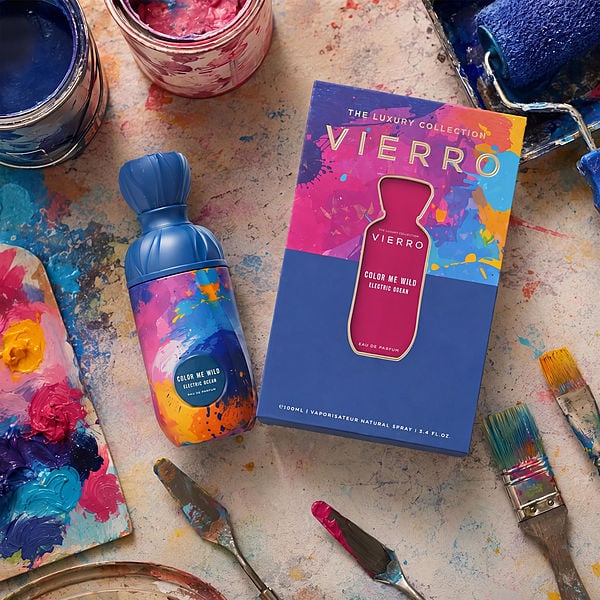Vierro Color Me Wild Electric Ocean by Vierro, Eau De Parfum Spray 3.4 oz, image 3 of 3