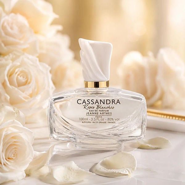 Cassandra Roses Blanches by Jeanne Arthes, Eau De Parfum Spray 3.3 oz, image 4 of 4