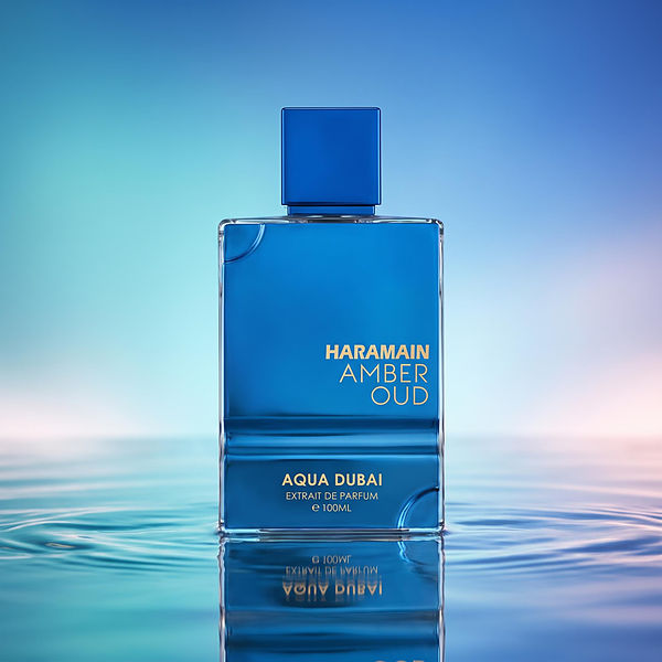 Al Haramain Amber Oud Aqua Dubai by Al Haramain, Extrait De Parfum Spray 3.4 oz, image 4 of 5